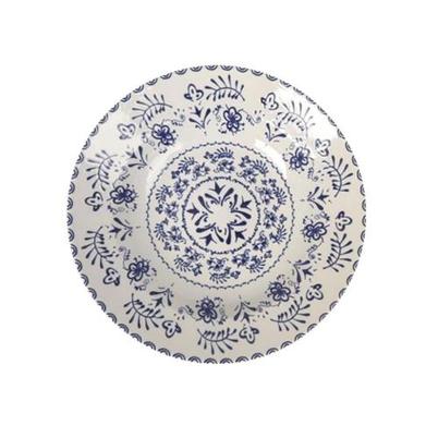 Monaco Blue Floral Pasta Plate 29cm 