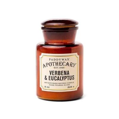 Paddywax Apothecary Glass Jar Candle Verbena & Eucalyptus