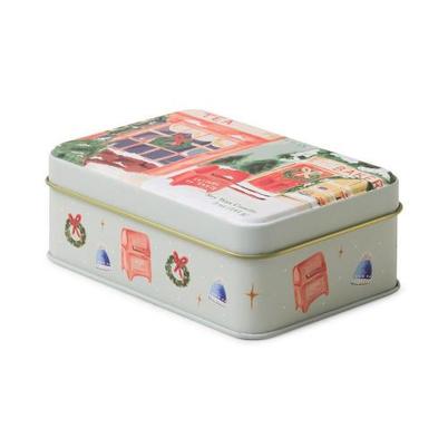 Paddywax Bistro Christmas Storefront Candle Tin Orange & Fir