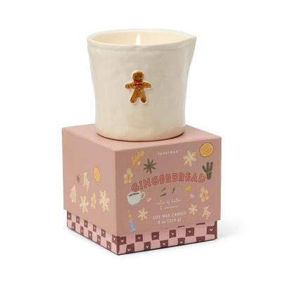 Paddywax Bistro Gingerbread Embossed Candle