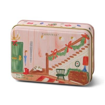 Paddywax Christmas Tin Staircase Candle Wassail
