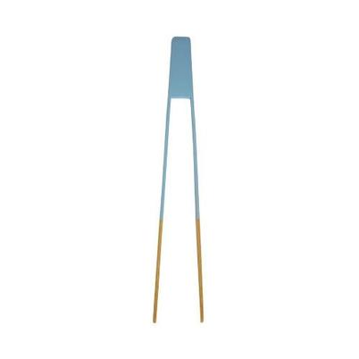 Pebbly Bamboo Magnetic Toast Tong Cadet Blue