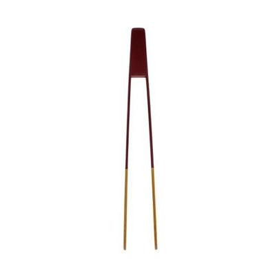Pebbly Bamboo Magnetic Toast Tong Cherrywood
