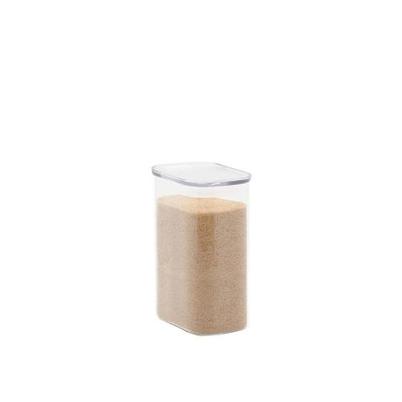 Pebbly Rectangular Glass Storage Container