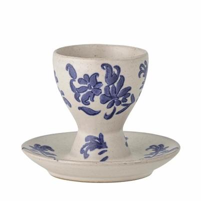 Pelunia Blue Egg Cup Stoneware 