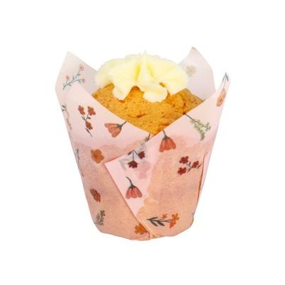 PME 24 Isolated Blooms Tulip Muffin Cases