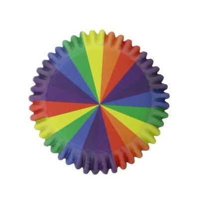 PME 30 Standard Foil Cupcake Cases Rainbow Colours