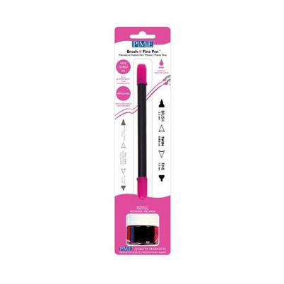 PME Edible Ink Brush & Fine Pen Pink 
