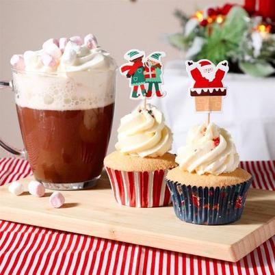 PME Christmas Cupcake & Topper Santas Coming To Town