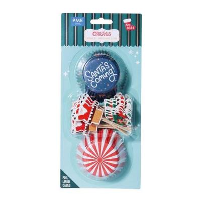PME Christmas Cupcake & Topper Santas Coming To Town
