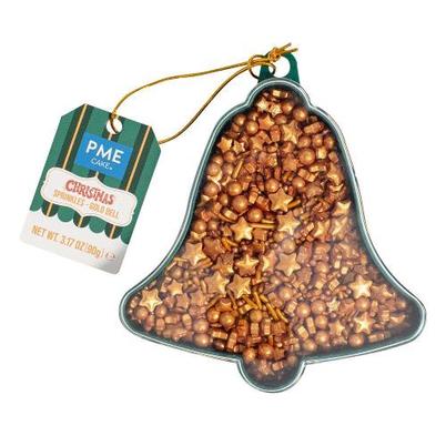 PME Christmas Gold Bell Sprinkles Mix