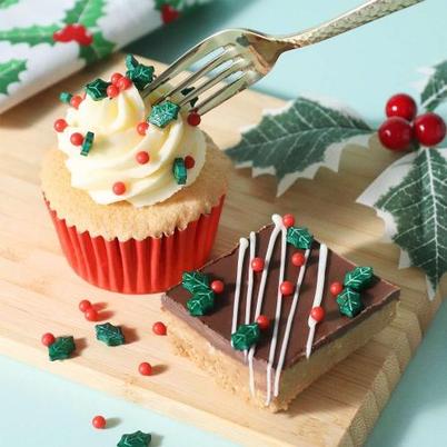 PME Holly Mix Christmas Sprinkles 50g