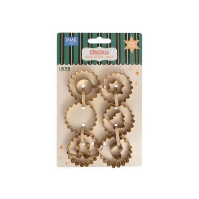 PME Christmas Linzer Cookie Cutter Set 