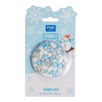 PME Christmas Snowflakes Sprinkle Charms 25g 