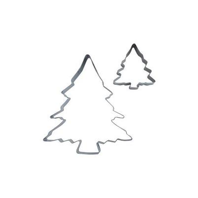 PME Christmas Tree Cookie Cutter Set of 2 