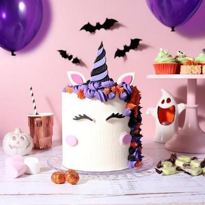 PME Witch-Unicorn Halloween Edible Cake Decorations