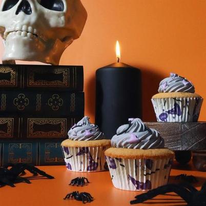 PME Halloween Foil-lined Cupcake Cases Wise Wizards