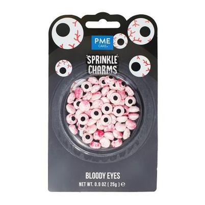 PME Halloween Sprinkle Charms Bloody Eyes 25G