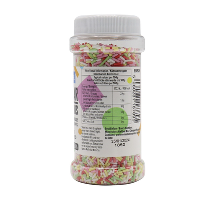 PME Multi-Coloured Sugar Strand Sprinkles 