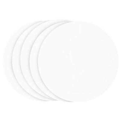 PME Pack of 5 Round Cake Cards White (8- - 20cm)