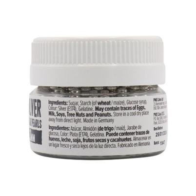 PME Silver Sugar Pearls 