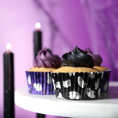 PME Spooky Ghosts Halloween Foil-lined Cupcake Cases 60pk