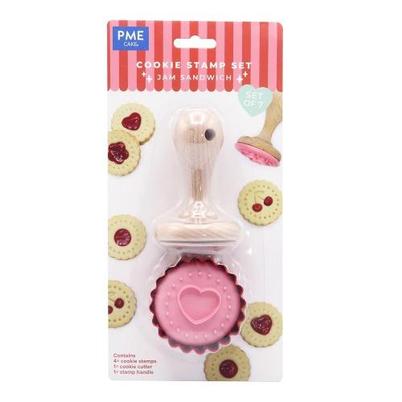 PME Valentines Cookie Embossing Stamp Set