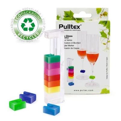 Pulltex Silicone Glass Identifier Square