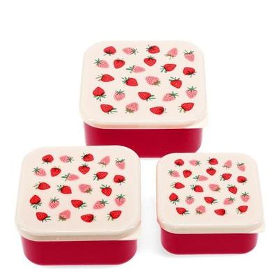 Rex Little Strawberry Snack Boxes Set of 3 