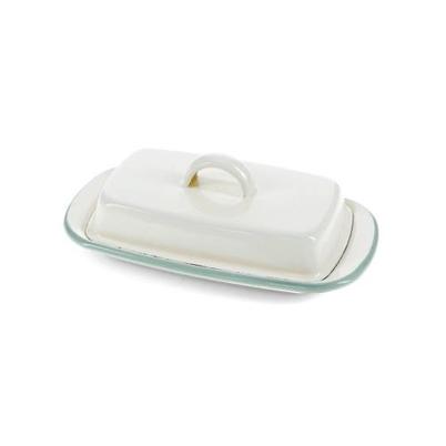 Rex Pistachio Green Enamel Butter Dish