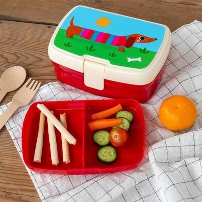 Rex Sunny Sausage Box Lunch Box with Tray 