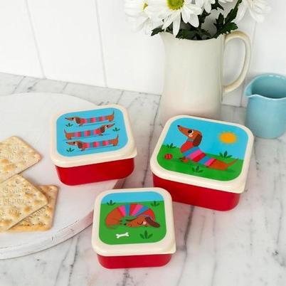Rex Sunny Sausage Dog Snack Box Set of 3