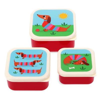 Rex Sunny Sausage Dog Snack Box Set of 3