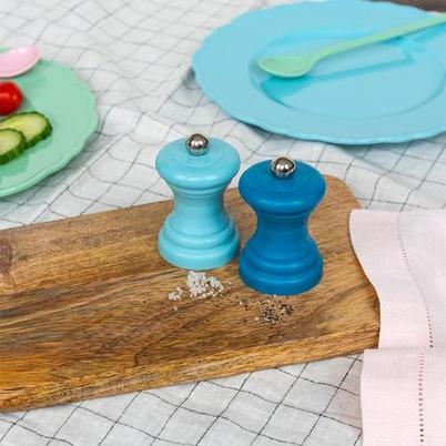 Rex Travel Blue Salt & Pepper Mill Set 
