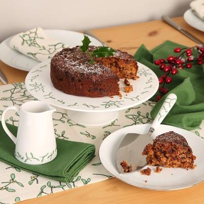 RHS Mistletoe Cake Stand-Ivory