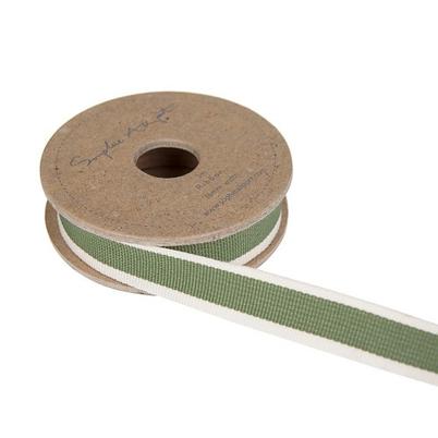 Sophie Allport Ribbon Leaf Green Stripe