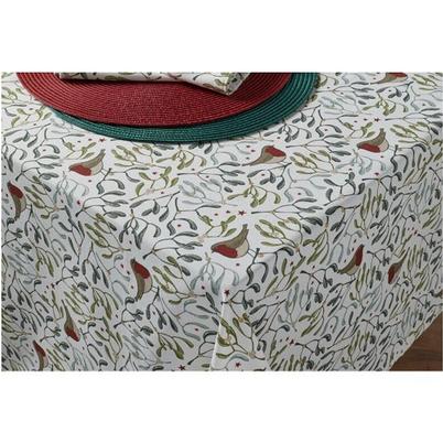 Walton & Co Robin Mistletoe Tablecloth 