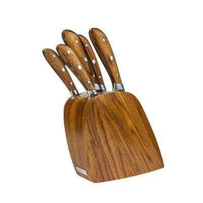 Rockingham Forge Ashwood 6 Piece Knife Block Set