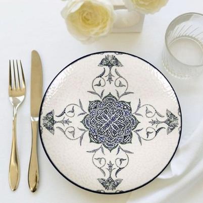 Rosetta Blue Dinner Plate 26cm