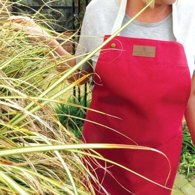 Samuel Lamont Canvas Apron- Red