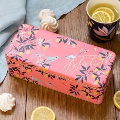 Sarah Miller Coral Orchard Long Deep Rectangular Tin