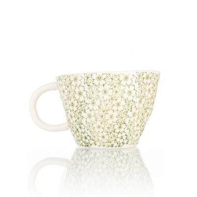 Siip Green Floral Mug 4