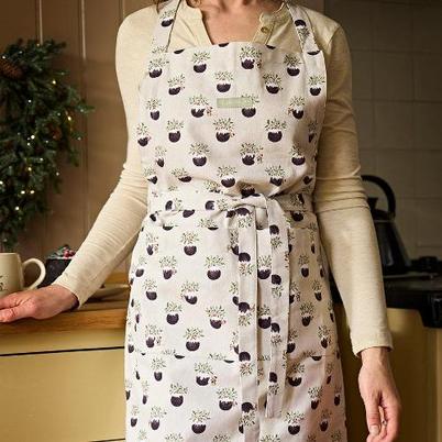 Sophie Allport Christmas Puddings Adult Apron