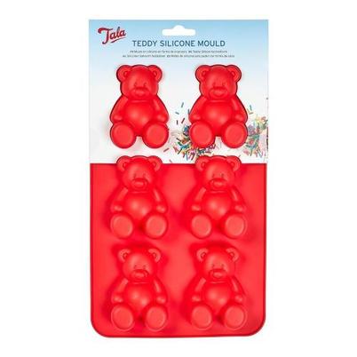 Tala Teddy Shaped Silicone Mould 6 Cup