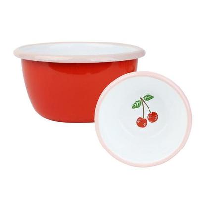 Talking Tables Bon Amour Enamel Dip Bowl Cherry 8cm