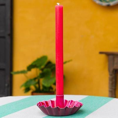 Talking Tables Cylinder Candle Cherry Red
