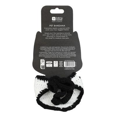 Talking Tables Pet Tuxedo Crochet Bandana