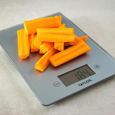 Taylor Pro Glass Digital 5kg Kitchen Scales Pewter