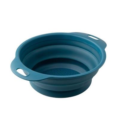 Taylor's Eye Witness Clean Eating Collapsible Blue Colander 24cm 