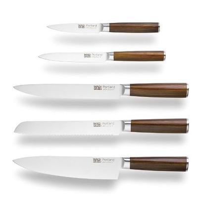 Taylor's Eye Witness Portland Stainless Steel & Walnut Effect Knife Set